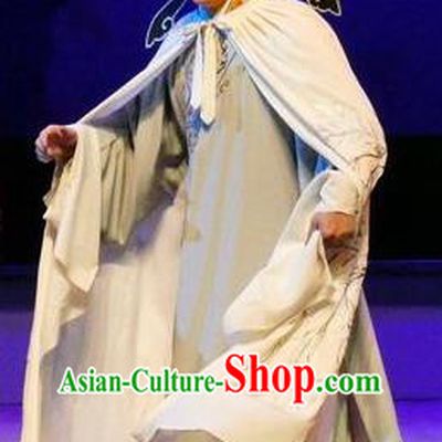 Hua Jian Ji Chinese Guangdong Opera Young Male Apparels Costumes and Headpieces Traditional Cantonese Opera Xiaosheng Garment Scholar Liang Yicang Clothing