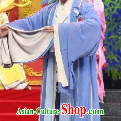 Liu Yi Delivers A Letter Chinese Guangdong Opera Apparels Costumes and Headpieces Traditional Cantonese Opera Xiaosheng Garment Scholar Clothing