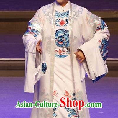Meng Hui Tai Hu Chinese Guangdong Opera Niche Fan Li Apparels Costumes and Headpieces Traditional Cantonese Opera Xiaosheng Garment Noble Childe Clothing