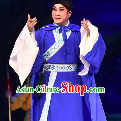 Hun Qian Zhu Ji Xiang Chinese Guangdong Opera Young Man Apparels Costumes and Headpieces Traditional Cantonese Opera Xiaosheng Garment Scholar Clothing