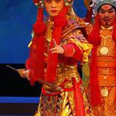 The Lotus Lantern Chinese Guangdong Opera Er Lang God Apparels Costumes and Headpieces Traditional Cantonese Opera General Garment Armor Clothing