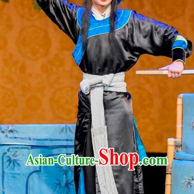 Da Bing Chinese Sichuan Opera Hero Apparels Costumes and Headpieces Peking Opera Highlights Martial Male Garment Swordsman Wu Song Clothing