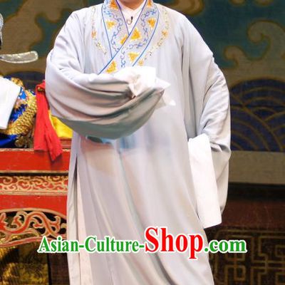 Emperor and the Village Girl Chinese Guangdong Opera Young Male Apparels Costumes and Headpieces Traditional Cantonese Opera Xiaosheng Garment Fortune Teller Clothing