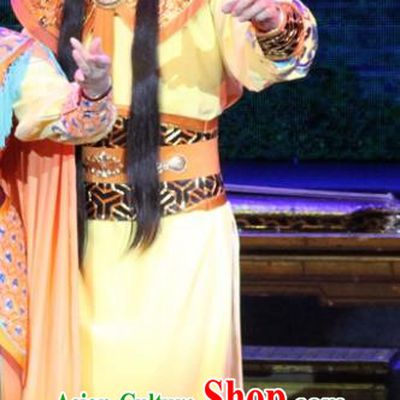 Legend of Er Lang Chinese Guangdong Opera Prince Boyi Kao Apparels Costumes and Headwear Traditional Cantonese Opera Young Male Garment Xiaosheng Clothing