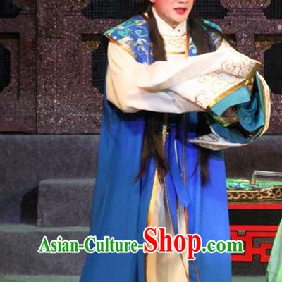Legend of Er Lang Chinese Guangdong Opera Xiaosheng Apparels Costumes and Headwear Traditional Cantonese Opera Young Male Garment Boyi Kao Clothing