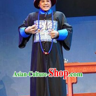 Zhuang Yuan Lin Zhaotang Chinese Guangdong Opera Official Apparels Costumes and Headwear Traditional Cantonese Opera Garment Qing Dynasty Minister Clothing