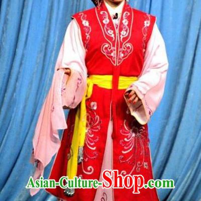 Chinese Cantonese Opera Woman Garment The Sword Costumes and Headdress Traditional Guangdong Opera Actress Apparels Young Mistress Dress