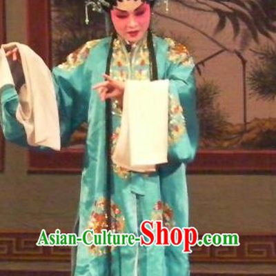 Chinese Cantonese Opera Elderly Female Garment Wu Suo Dong Gong Costumes and Headdress Traditional Guangdong Opera Noble Dame Apparels Rani Dress