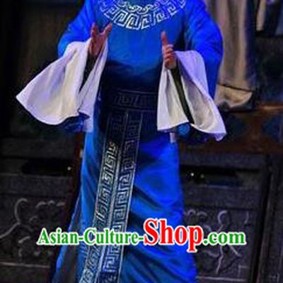 Shi Zou Yan Song Chinese Guangdong Opera Xiaosheng Apparels Costumes and Headwear Traditional Cantonese Opera Young Male Garment Scholar Li Shuyun Clothing