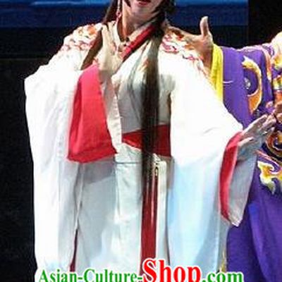 Chinese Cantonese Opera Princess Consort Garment Nan Yue Gong Ci Costumes and Headdress Traditional Guangdong Opera Actress Apparels Hua Tan Jin Di Dress