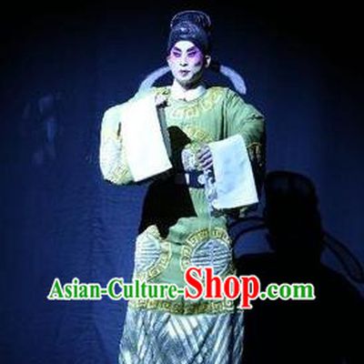 Shuang Qiang Lu Wenlong Chinese Guangdong Opera Xiaosheng Apparels Costumes and Headwear Traditional Cantonese Opera Young Male Garment Official Wang Zuo Clothing