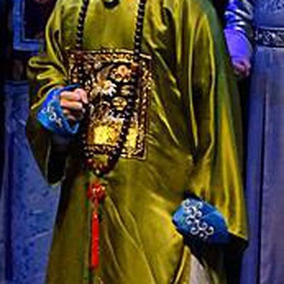 Chinese Traditional Qing Dynasty Apparels Costumes and Headwear Historical Drama Thirteen Trades Monopoly Minister Garment Official Clothing