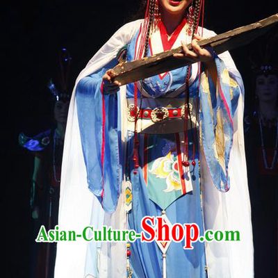 Chinese Historical Drama Princess Hu Die Ancient Ethnic Girl Garment Young Lady Costumes Traditional Dance Dress Apparels and Headdress