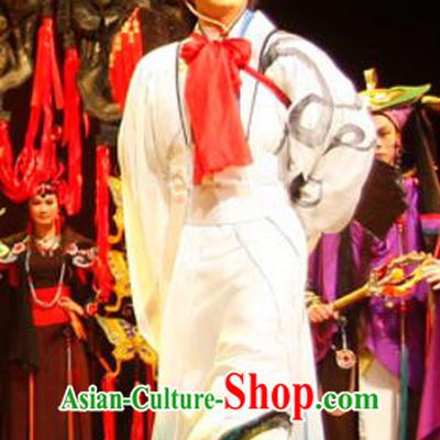 Chinese Traditional Ming Dynasty Gifted Youth Wen Zhong Apparels Costumes Historical Drama Ancient Scholar Garment Clothing and Headwear