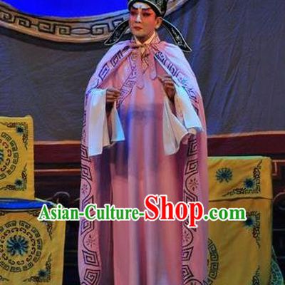 Unhappy Marriage Chinese Guangdong Opera Scholar Apparels Costumes and Headwear Traditional Cantonese Opera Niche Garment Young Man Clothing