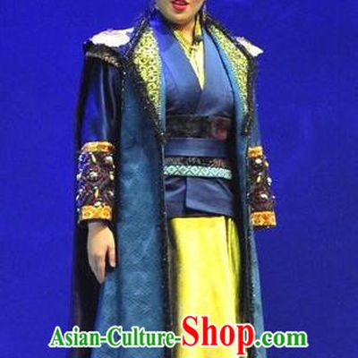 Chinese Historical Drama Bei Wei Feng Yang Ancient Queen Garment Costumes Traditional Northern Wei Dynasty Empress Dowager Dress Court Woman Apparels and Headdress