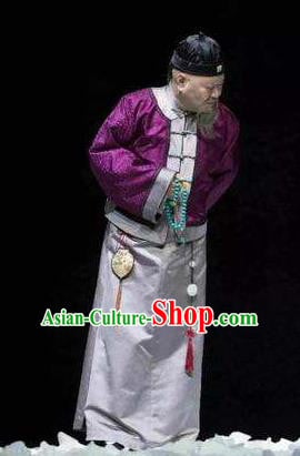 Chinese Traditional Qing Dynasty Elderly Male Apparels Costumes Historical Drama Da Qing Xiang Guo Ancient Landlord Garment Clothing and Headwear Chinese Traditional Qing Dynasty Elderly Male Apparels Costumes Historical Drama Da Qing Xiang Guo Ancient Landlord Garment Clothing and Headwear