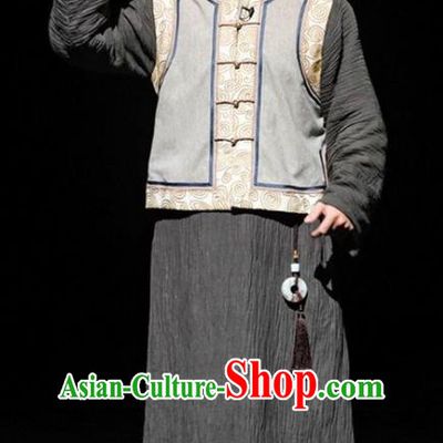 Chinese Traditional Qing Dynasty Prince Apparels Costumes Historical Drama Da Qing Xiang Guo Ancient Young Male Garment Noble Childe Clothing and Headwear