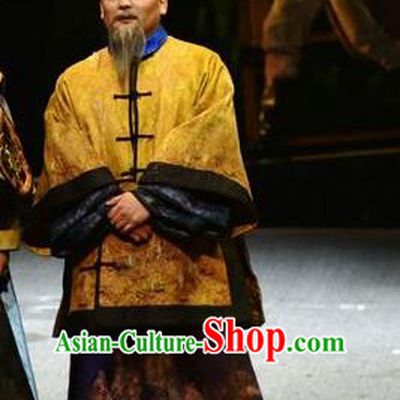 Chinese Traditional Qing Dynasty Admiralty Minister Li Hongzhang Apparels Costumes Historical Drama Jia Wu Ji Ancient Official Garment Clothing and Headwear