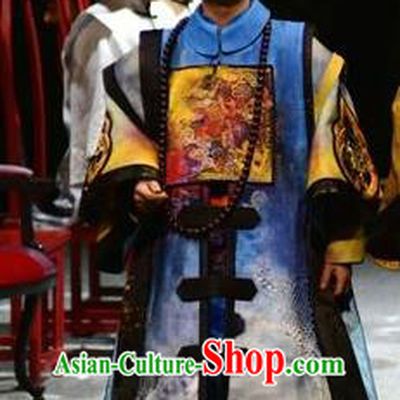 Chinese Traditional Qing Dynasty Minister Apparels Costumes Historical Drama Jia Wu Ji Ancient Young Male Garment Clothing and Headwear