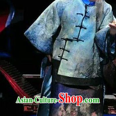 Chinese Traditional Qing Dynasty Elderly Minister Li Hongzhang Apparels Costumes Historical Drama Jia Wu Ji Ancient Marshal Garment Official Clothing and Headwear