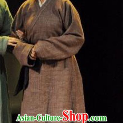 Chinese Historical Drama Sima Qian Ancient Elderly Female Garment Costumes Traditional Stage Show Dress Han Dynasty Dame Apparels and Headpieces