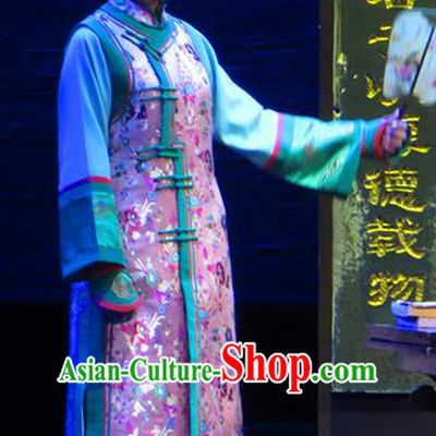 Chinese Historical Drama Yinzhan Naxi Ancient Maidservant Garment Costumes Traditional Stage Show Dress Qing Dynasty Young Lady Apparels and Headpieces
