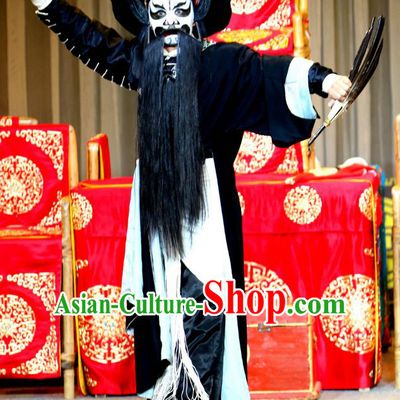 Tie Long Mount Chinese Sichuan Opera Wusheng Apparels Costumes and Headpieces Peking Opera Highlights Martial Male Garment Swordsman Tie Muer Clothing