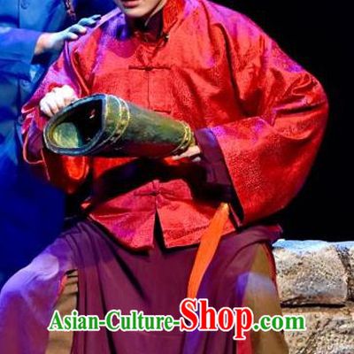 The Sound of Bell Chinese Sichuan Opera Bridegroom Apparels Costumes and Headpieces Peking Opera Highlights Young Male Garment Xiaosheng Li Changshan Clothing