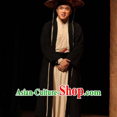 Chinese Traditional Ming Dynasty Swordsman Zhuo Huaian Clothing Stage Performance Historical Drama New Dragon Inn Apparels Costumes Ancient Kawaler Garment and Headwear