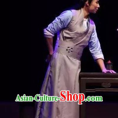 Chinese Traditional Ming Dynasty Young Male Clothing Stage Performance Historical Drama New Dragon Inn Apparels Costumes Ancient Swordsman Garment and Headwear