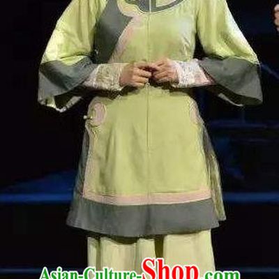 Chinese Historical Drama Yangshi Lei Ancient Young Lady Garment Costumes Traditional Stage Show Dress Qing Dynasty Village Girl Gui Zhi Apparels and Headpieces