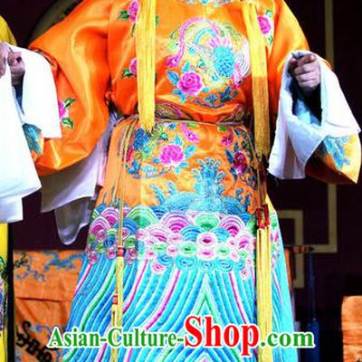 Chinese Sichuan Opera Highlights Countess Garment Costumes and Headdress He Gong Huan Qing Traditional Peking Opera Pantaloon Dress Empress Dowager Apparels