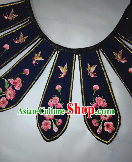 Chinese Traditional Embroidery Craft Embroidered Shoulder Accessories Embroidered Navy Cloud Shoulder Chinese Traditional Embroidery Craft Embroidered Shoulder Accessories Embroidered Navy Cloud Shoulder
