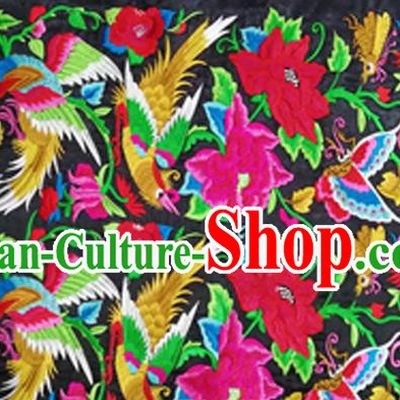 Chinese Traditional Embroidered Mandarin Duck Lotus Pattern Patch Decoration Embroidery Craft Embroidered Accessories