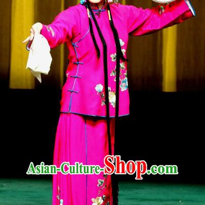 Chinese Sichuan Opera Highlights Garment Actress Lan Xiuying Costumes and Headdress Traditional Peking Opera Hua Tan Rosy Dress Young Beauty Apparels