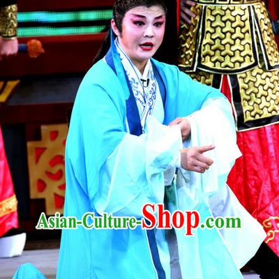 Fu Gui Rong Hua Chinese Sichuan Opera Xiaosheng Rong Hua Apparels Costumes and Headpieces Peking Opera Highlights Young Male Garment Childe Clothing