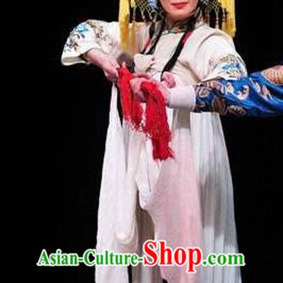 Chinese Sichuan Opera Highlights Village Woman Garment Costumes and Headdress Farewell Jing Niang Traditional Peking Opera Actress Dress Young Female Zhao Jingniang Apparels