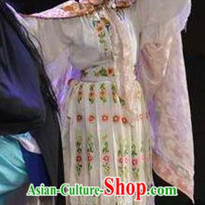 Chinese Sichuan Opera Highlights Hua Tan Garment Costumes and Headdress Hu Xian Hen Traditional Peking Opera Actress Dress Fairy Hu Lianniang Apparels
