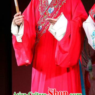 Zuan Gou Dong Chinese Sichuan Opera Clown Apparels Costumes and Headpieces Peking Opera Highlights Xiaosheng Garment Scholar Xing Chang Clothing