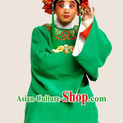Princess Turandot Chinese Sichuan Opera Clown Apparels Costumes and Headpieces Peking Opera Highlights Gnome Garment Clothing
