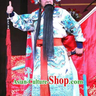 Zhan Ying Long Chinese Sichuan Opera General Xue Dingshan Apparels Costumes and Headpieces Peking Opera Highlights Martial Male Garment Wusheng Clothing