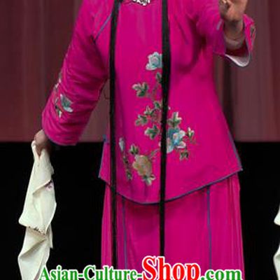 Chinese Sichuan Opera Highlights Diva Qian Yulian Garment Costumes and Headdress The Romance of Hairpin Traditional Peking Opera Young Female Rosy Dress Actress Apparels