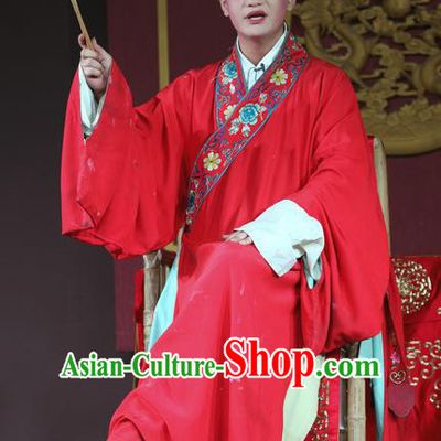 Hu Lian Nao Chai Chinese Sichuan Opera Childe Hu Lian Apparels Costumes and Headpieces Peking Opera Highlights Young Male Garment Clown Clothing