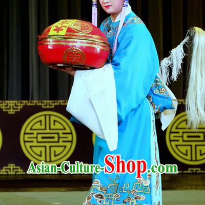 Chinese Sichuan Opera Eunuch Chen Lin Apparels Costumes and Headpieces Peking Opera Highlights Young Male Garment Court Servant Clothing