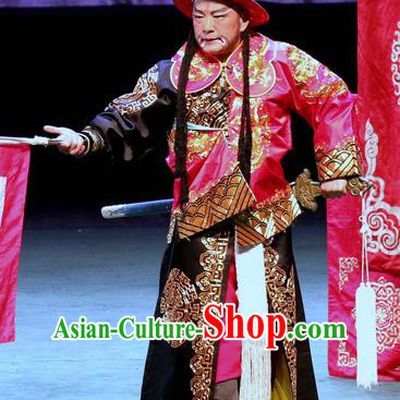 Gui Men Chinese Sichuan Opera General Apparels Costumes and Headpieces Peking Opera Highlights Martial Male Garment Clothing