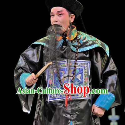 Legend of Chen Mapo Chinese Sichuan Opera Official Apparels Costumes and Headpieces Peking Opera Highlights Minister Garment Clothing