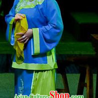 Chinese Sichuan Highlights Opera Rich Dame Garment Costumes and Headdress Legend of Chen Mapo Traditional Peking Opera Middle Age Woman Dress Apparels