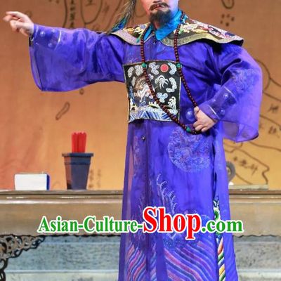 Nan Hai Li Huai Chinese Sichuan Opera Admiral Li Huai Apparels Costumes and Headpieces Peking Opera Highlights Garment Qing Dynasty Official Clothing
