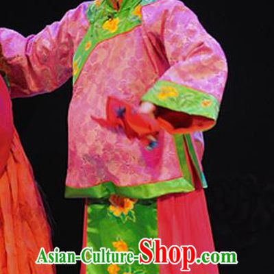 Chinese Sichuan Highlights Opera Young Mistress Garment Costumes and Headdress Legend of Chen Mapo Traditional Peking Opera Rich Female Dress Apparels